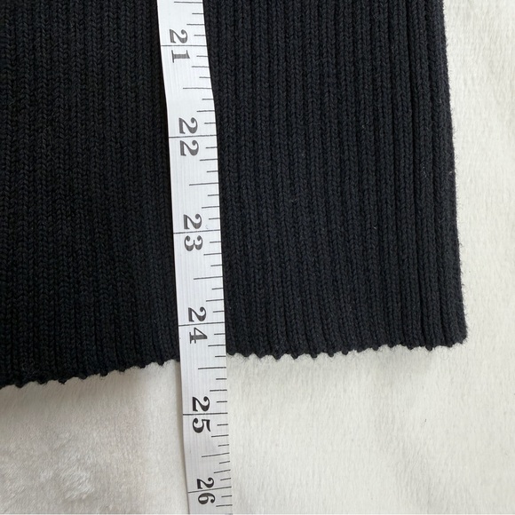 White House Black Market blue and black ribbed sweater Women's Size S - Picture 7 of 10